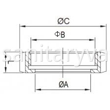 mancon nut 4 slots M-13R